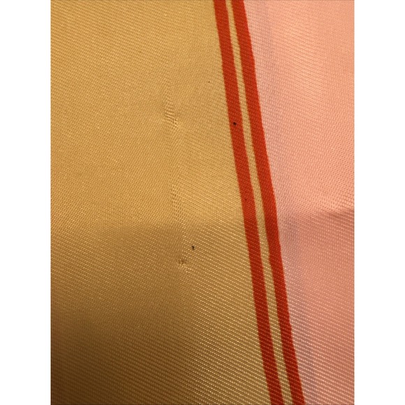 Vintage Vera Neuman Mod Acetate Scarf Red Pink Green Stripe Italy 13.5"X 64" - Picture 7 of 9